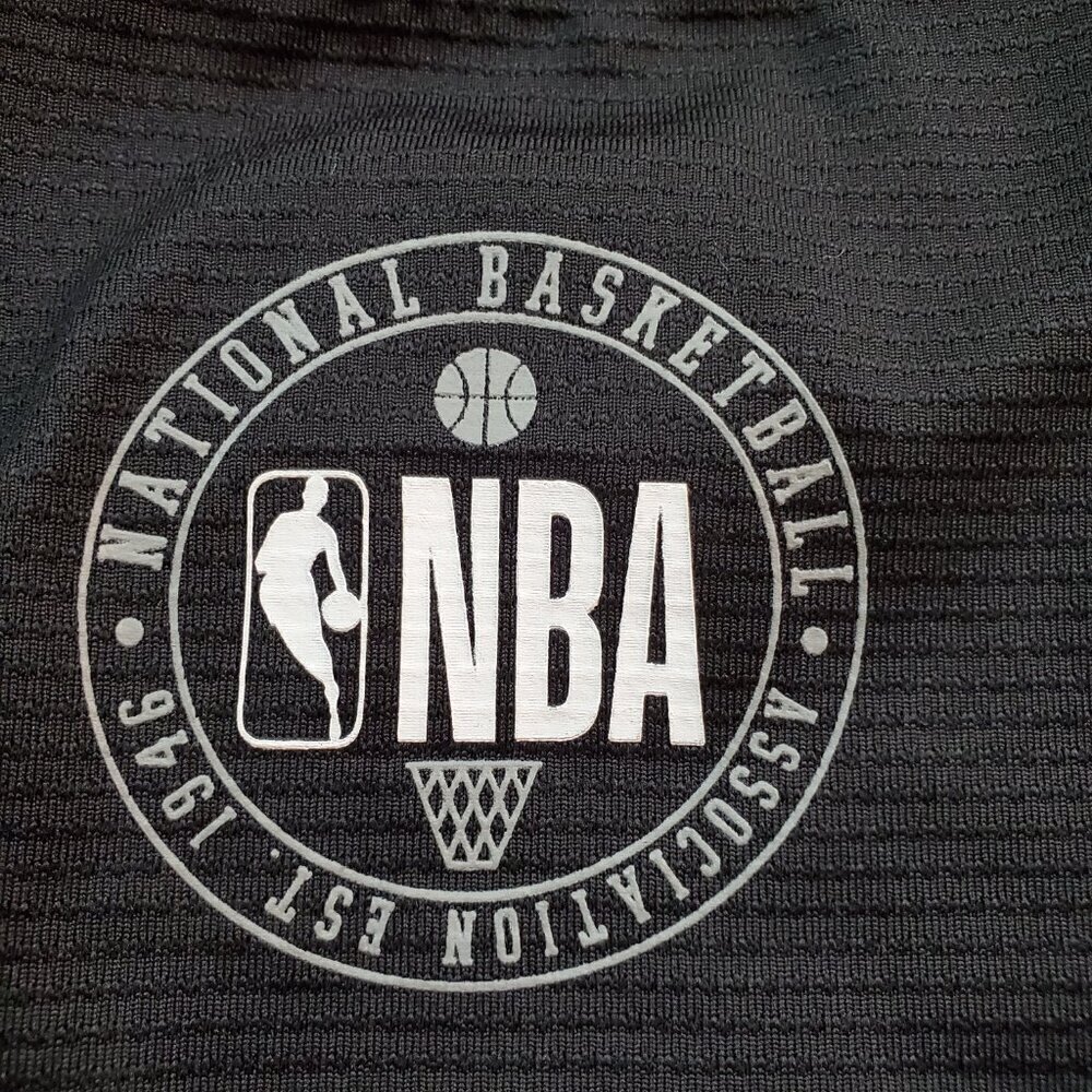 NBA Athletic Tank Shorts Set Men's Spin the Block Basketball Black Gray - Picture 10 of 13